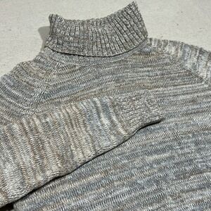 Jeanne Pierre Multicolored Marled Knit Turtleneck Sweater Size S